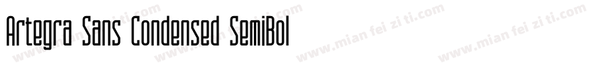 Artegra Sans Condensed SemiBold字体转换